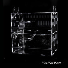 Load image into Gallery viewer, Hamster House Large Size Acrylic Villa Double Guinea Pig Cage Small Pet For A Hamster Bservation Nest