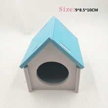 Load image into Gallery viewer, Blue Double Hamster Cage Large Size Dutch Pig Cage Acrylic Pet Nest Small Pet with 30x20x30cm
