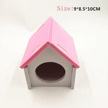 Load image into Gallery viewer, Blue Double Hamster Cage Large Size Dutch Pig Cage Acrylic Pet Nest Small Pet with 30x20x30cm
