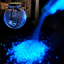 Load image into Gallery viewer, Luminous Aquarium Sand Glow In The Dark Sand Ornament Decorative Sand Fish Tank Decoration  Stone Sands Pink Gold Blue
