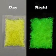 Load image into Gallery viewer, Luminous Aquarium Sand Glow In The Dark Sand Ornament Decorative Sand Fish Tank Decoration  Stone Sands Pink Gold Blue
