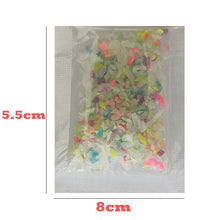 Load image into Gallery viewer, Luminous Aquarium Sand Glow In The Dark Sand Ornament Decorative Sand Fish Tank Decoration  Stone Sands Pink Gold Blue
