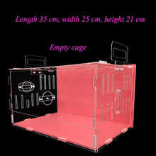 Load image into Gallery viewer, Blue Double Hamster Cage Large Size Dutch Pig Cage Acrylic Pet Nest Small Pet with 30x20x30cm
