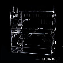 Load image into Gallery viewer, Hamster House Large Size Acrylic Villa Double Guinea Pig Cage Small Pet For A Hamster Bservation Nest
