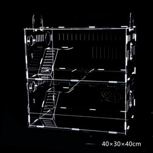 Hamster House Large Size Acrylic Villa Double Guinea Pig Cage Small Pet For A Hamster Bservation Nest
