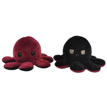 Load image into Gallery viewer, Flip Octopus Stuffed Plush Doll Different Sides To Show Different Moods Soft Simulation Reversible Plush Toy Marine Life Doll
